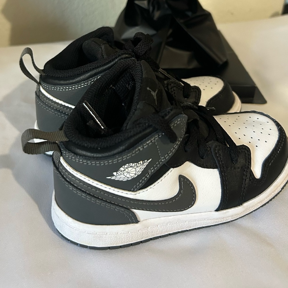 Nike Black and White Air 1s High-Top